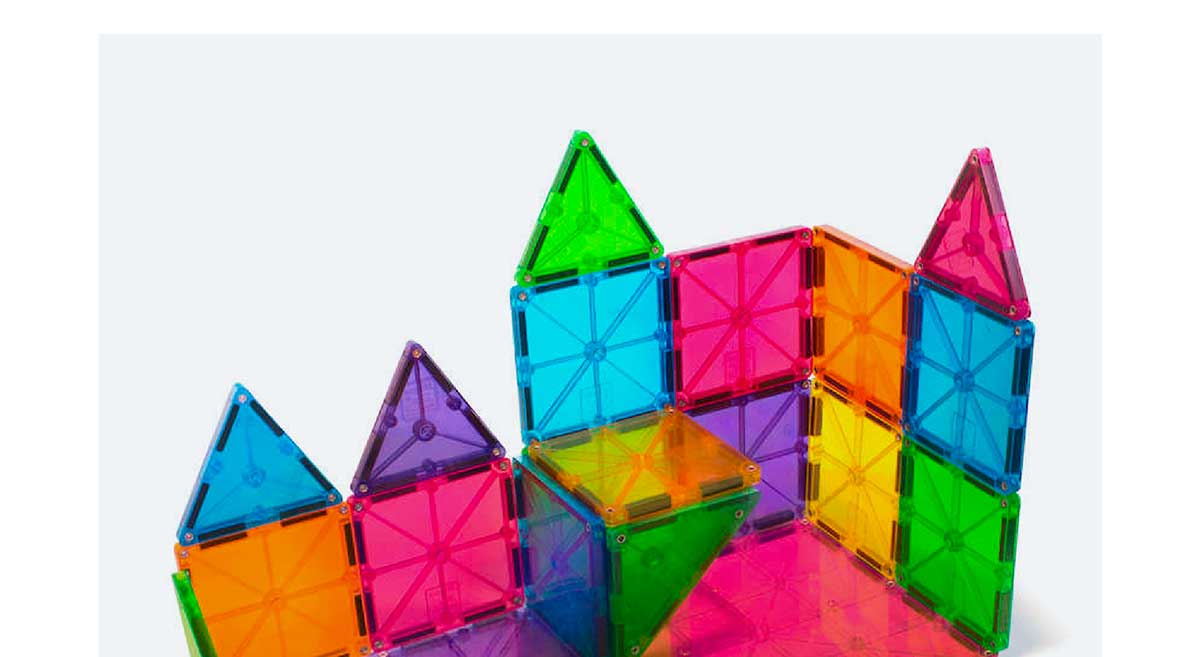 Magna-Tiles Clear Colors 32pc Set