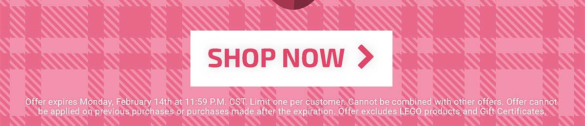 Valentine's Day Sale! 14% Off orders of $75 or more! Use Code: DG-2574 - Shop Now