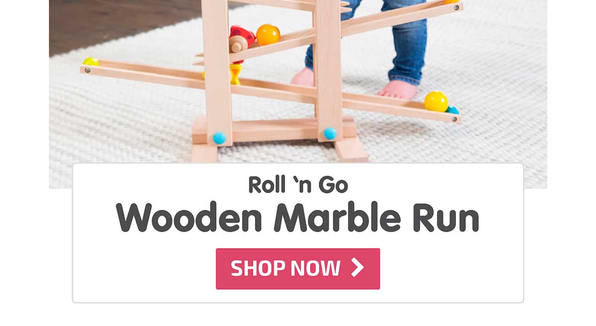 Roll 'n go Wooden Marble Run - Shop Now