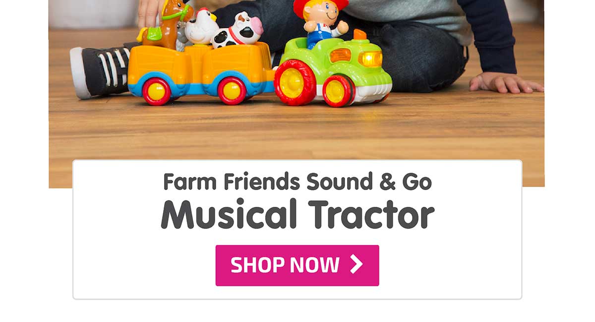 Farm Friends Sound & Go Musical Tractor - Shop Now