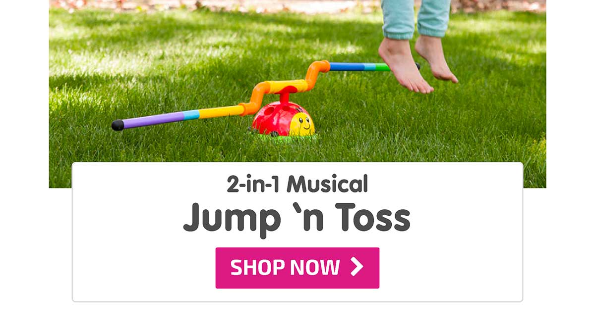 2-in-1 Musical Jump 'n Toss - Shop Now