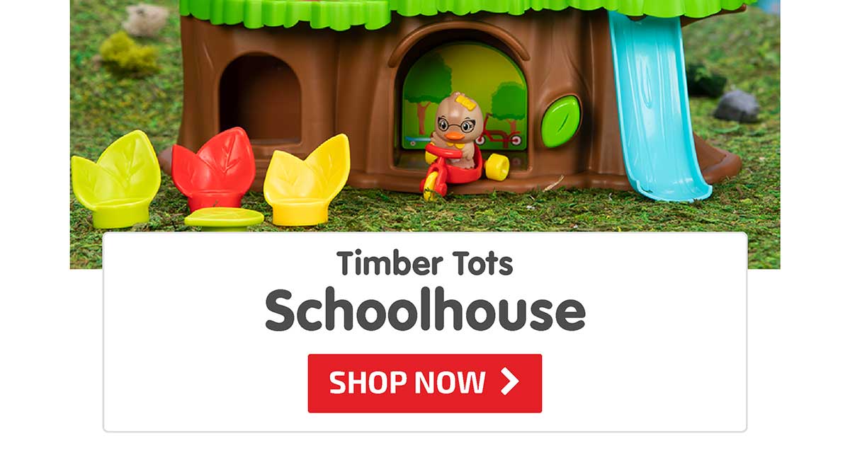 Timber Tots Schoolhouse - Shop Now