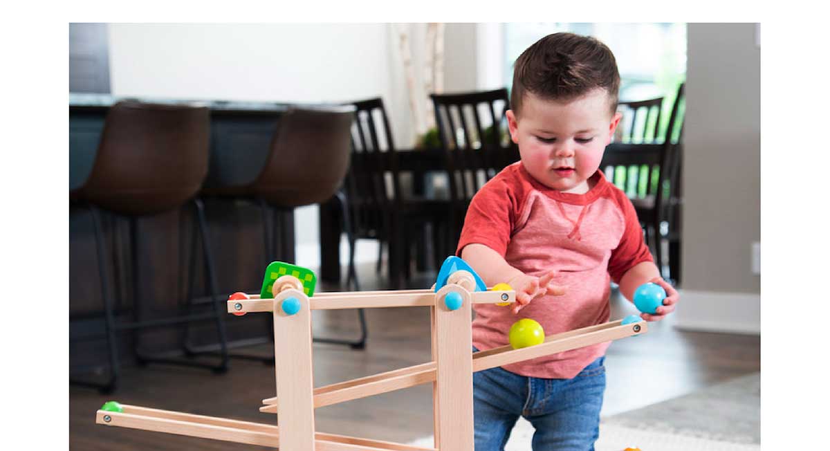 Roll 'n Go Wooden Marble Run