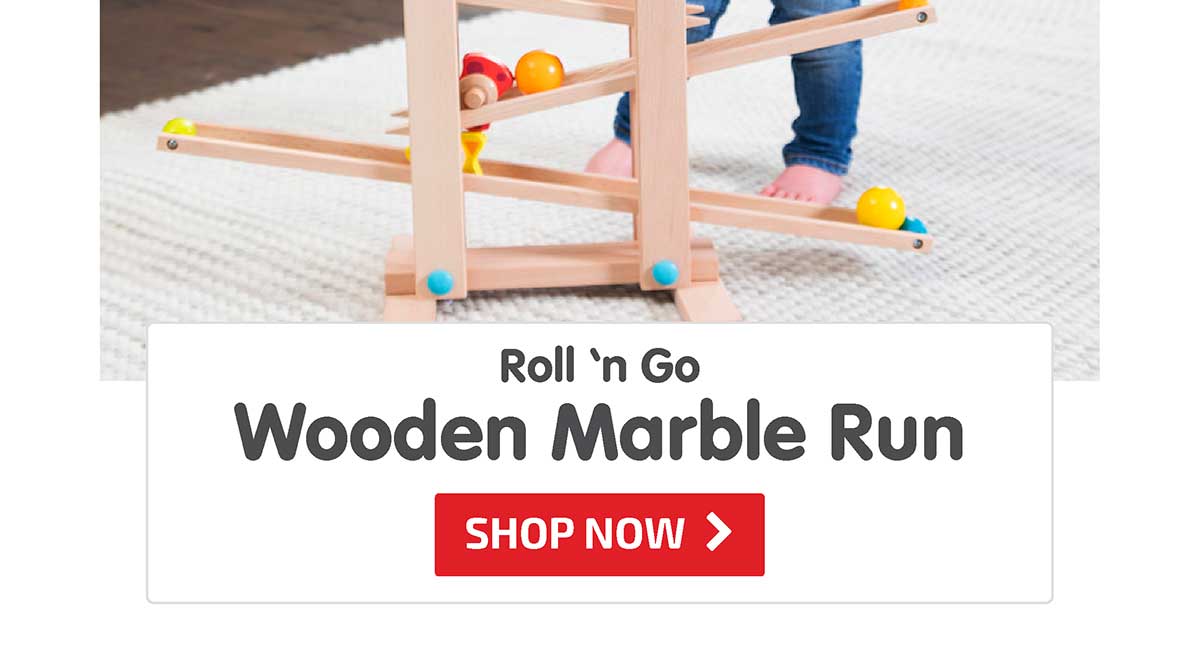 Roll 'n Go Wooden Marble Run - Shop Now