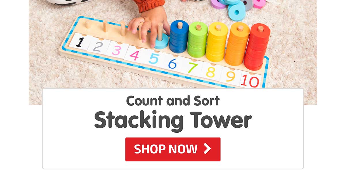 Count and Sort Stacking Tower - Shop Now