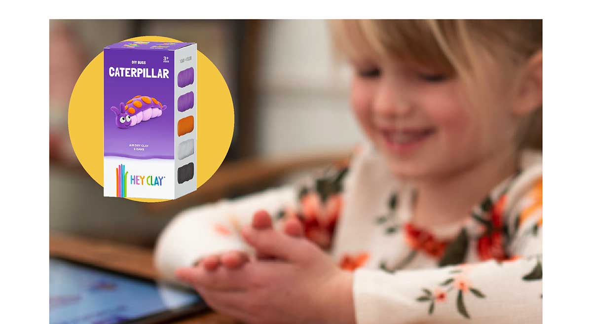 Hey Clay Claymates Caterpillar