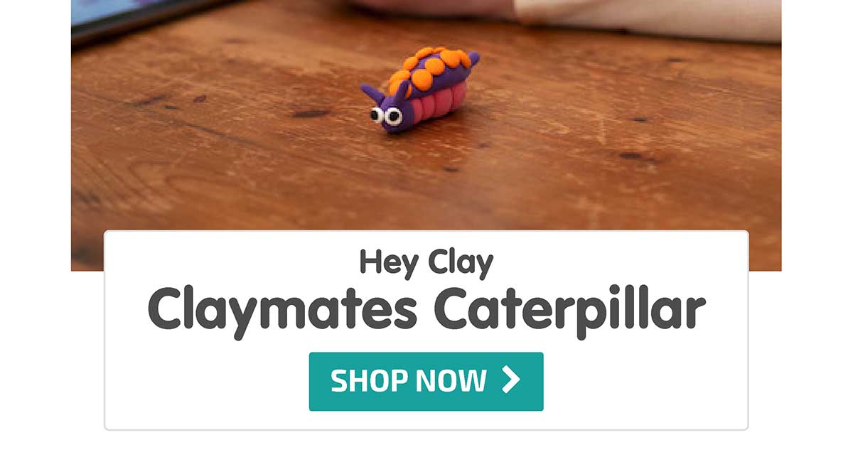 Hey Clay Claymates Caterpillar - Shop Now