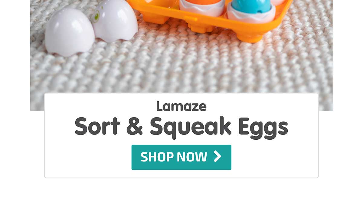 Lamaze Sort & Squeak Eggs - Shop Now