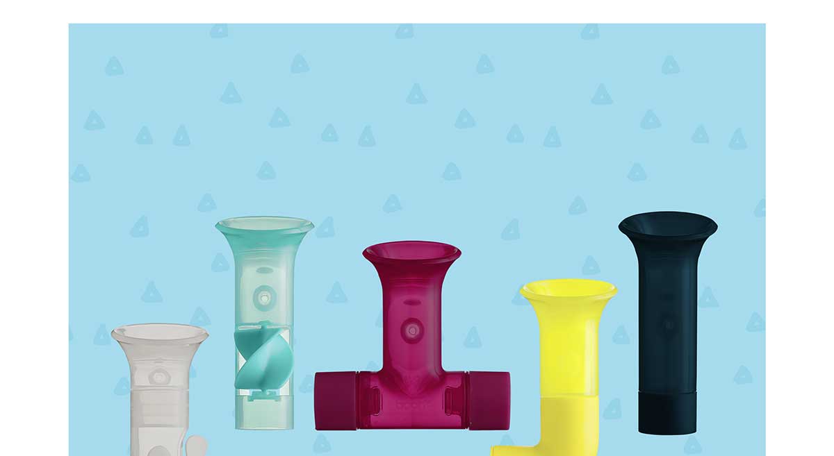 Boon Pipes Building Bath Toy Multicolor