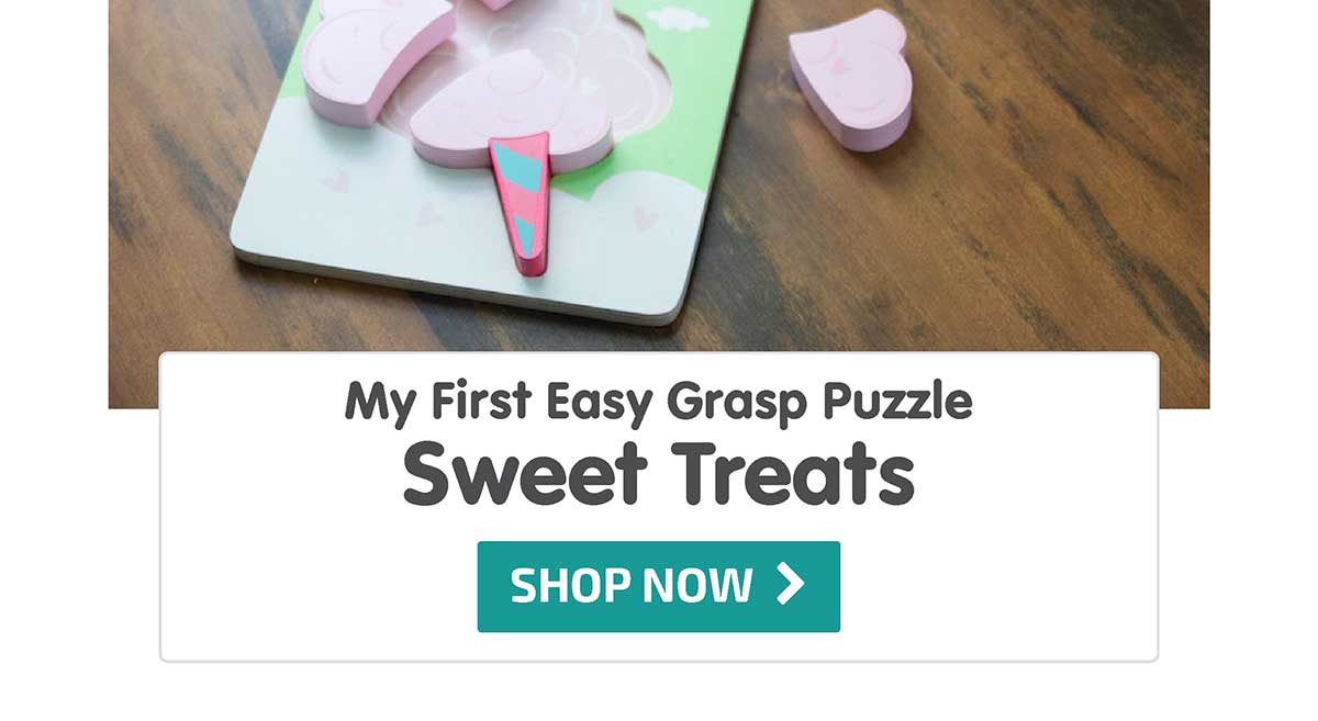 My First Easy Grasp Puzzle Set of Four - Sweet Treats - Shop Now