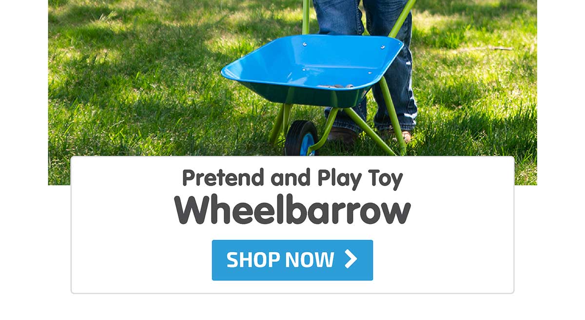 Wheelbarrow Pretend and Play Toy - Shop Now