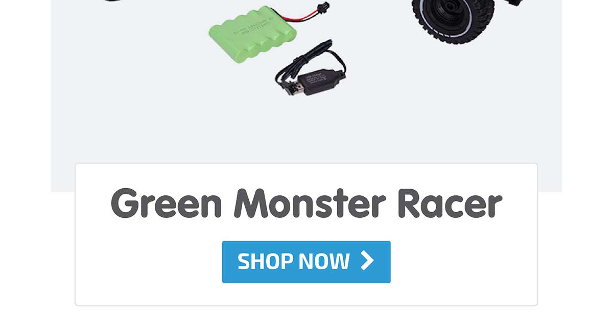 Green Monster Racer - Shop Now