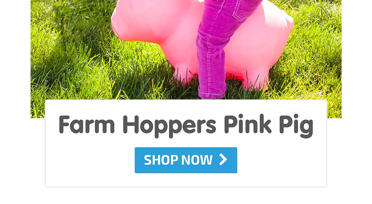 Farm Hoppers Pink Pig - Shop Now