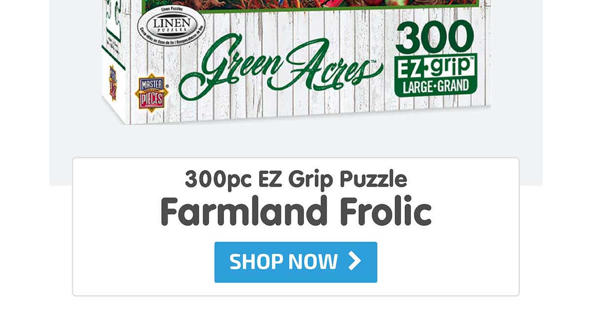 Farmland Frolic 300pc EZ Grip Puzzle - Shop Now