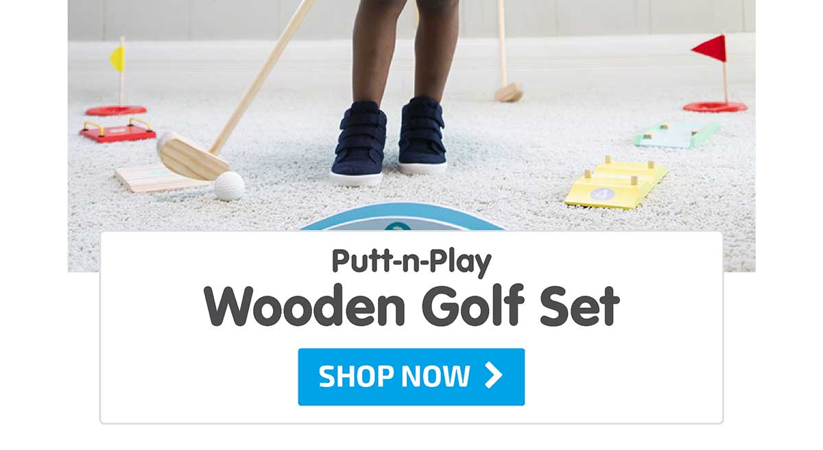 Putt-n-Play Wooden Golf Set - Shop Now