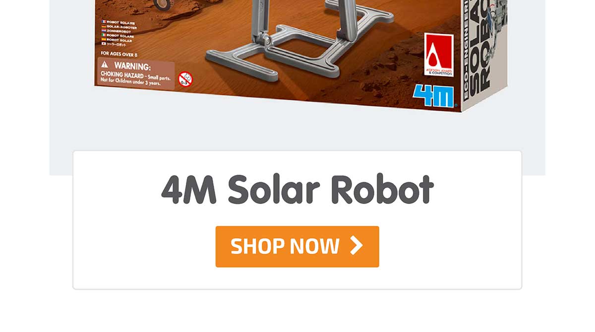 4M Solar Robot - Shop Now