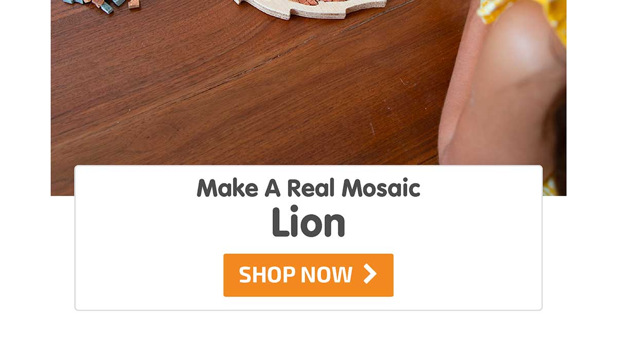 Make A Real Mosaic - Lion - Shop Now
