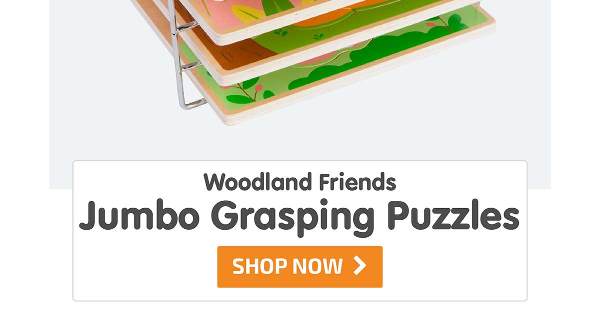 Woodland Friends Jumbo Grasping Puzzles Set of 4 - Shop Now