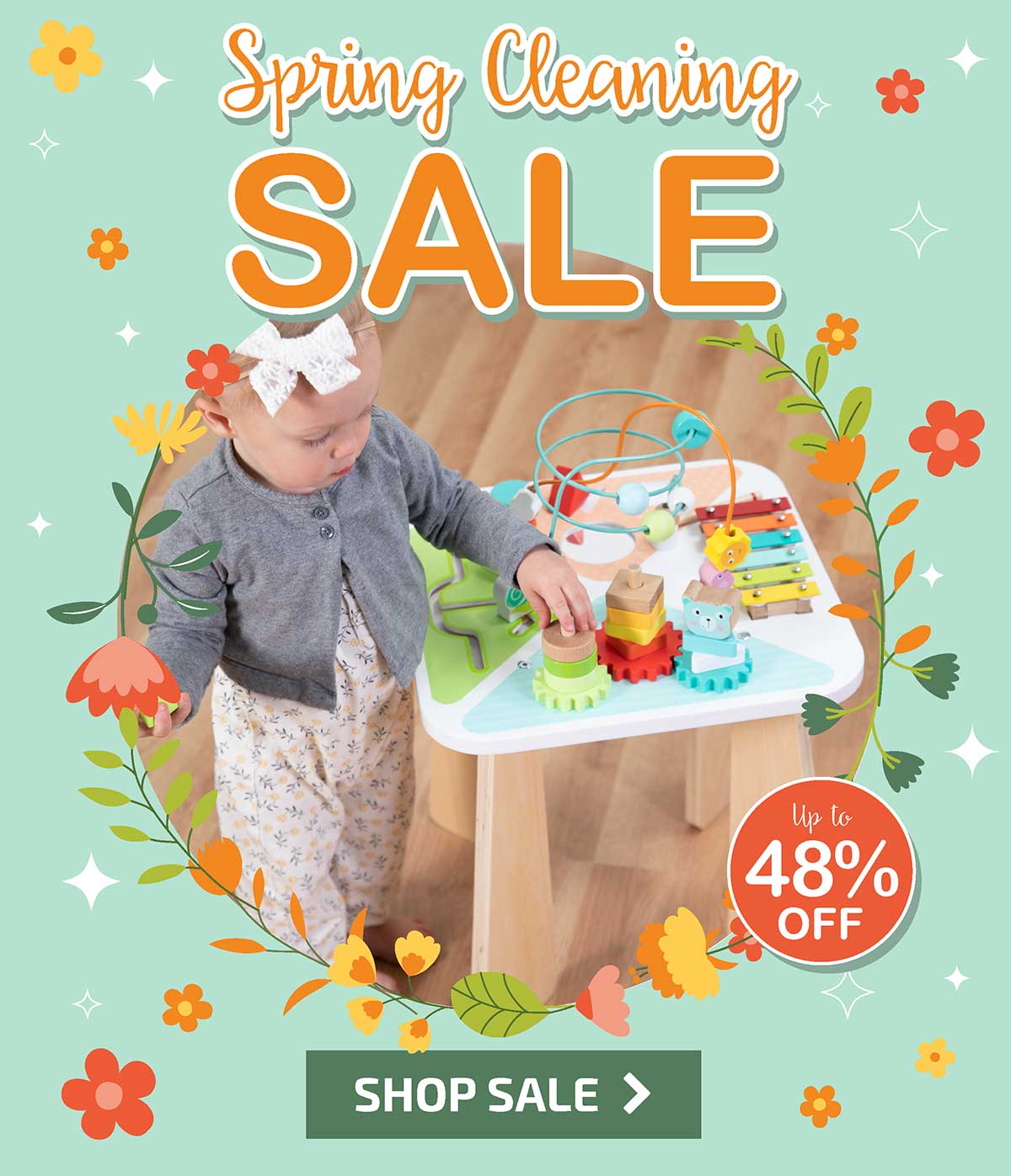Spring Cleaning Sale! Up to 48% Off!