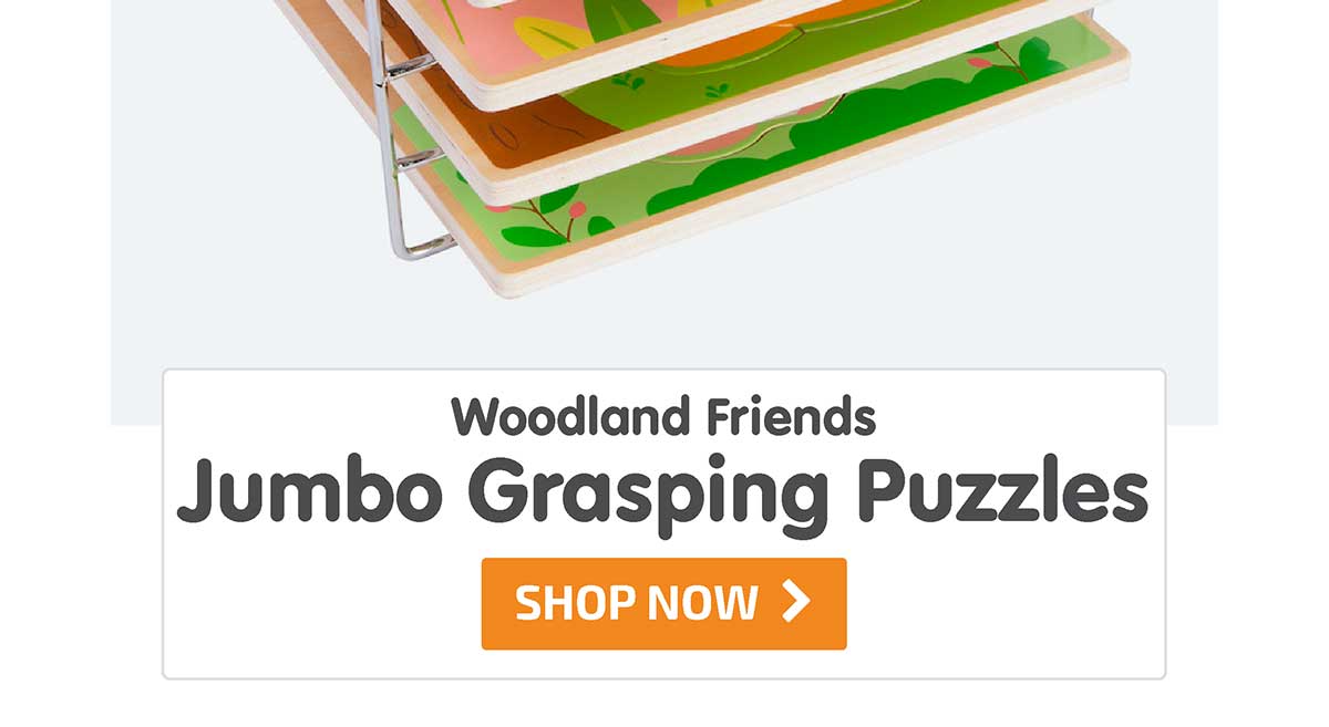 Woodland Friends Jumbo Grasping Puzzles Set of 4 - Shop Now