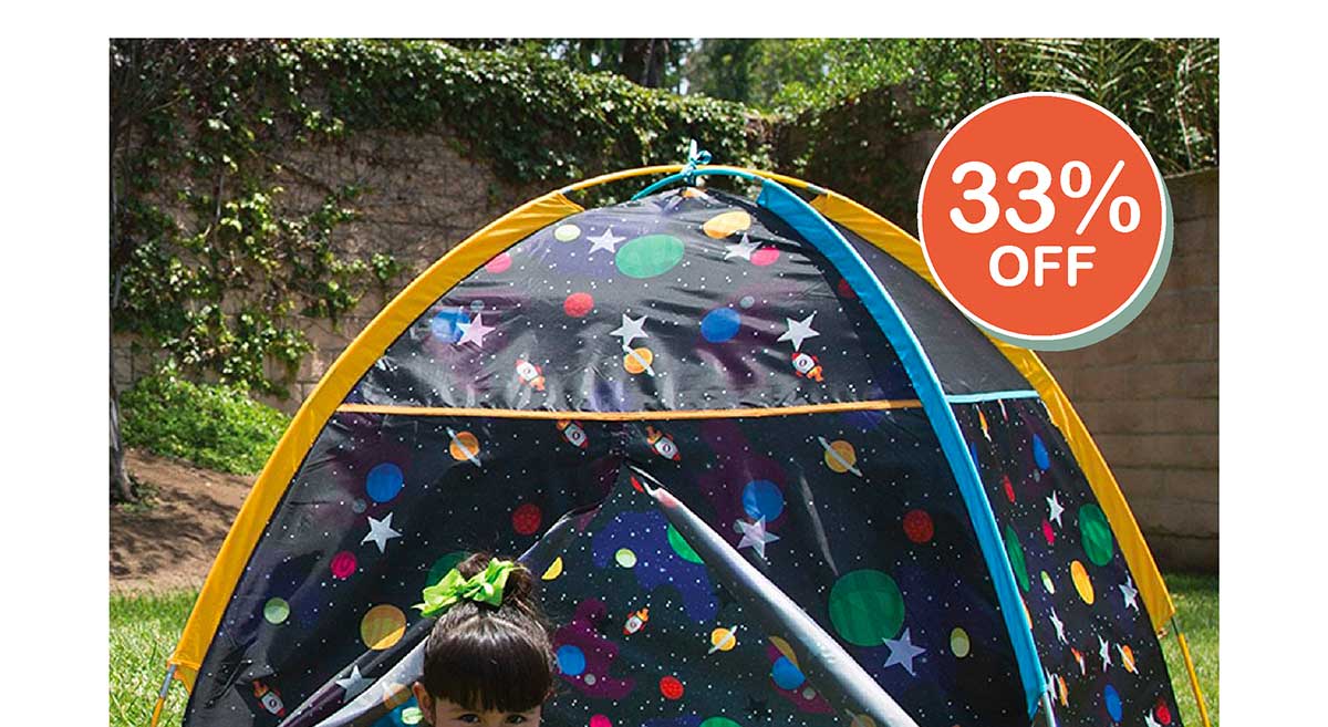 Galaxy Dome Tent with Glow in the Dark Stars