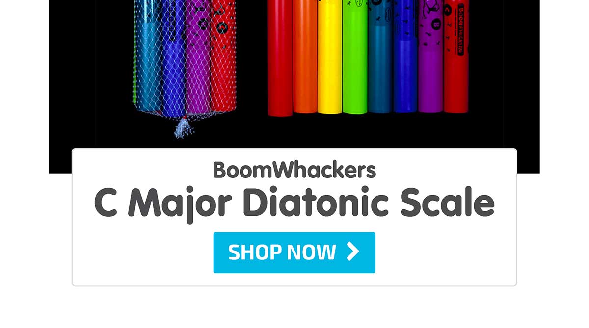 BoomWhackers - C Major Diatonic Scale Set - Shop Now