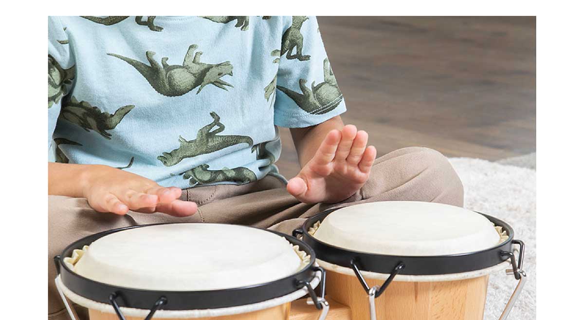 Real Wooden Bongos