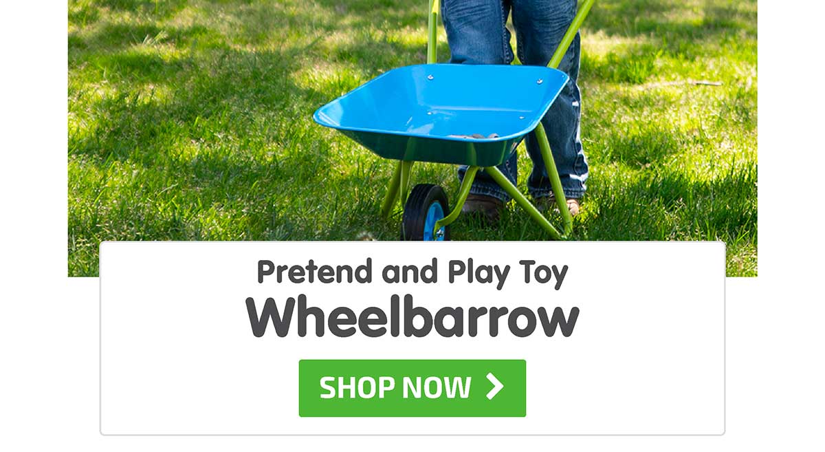 Wheelbarrow Pretend and Play Toy - Shop Now