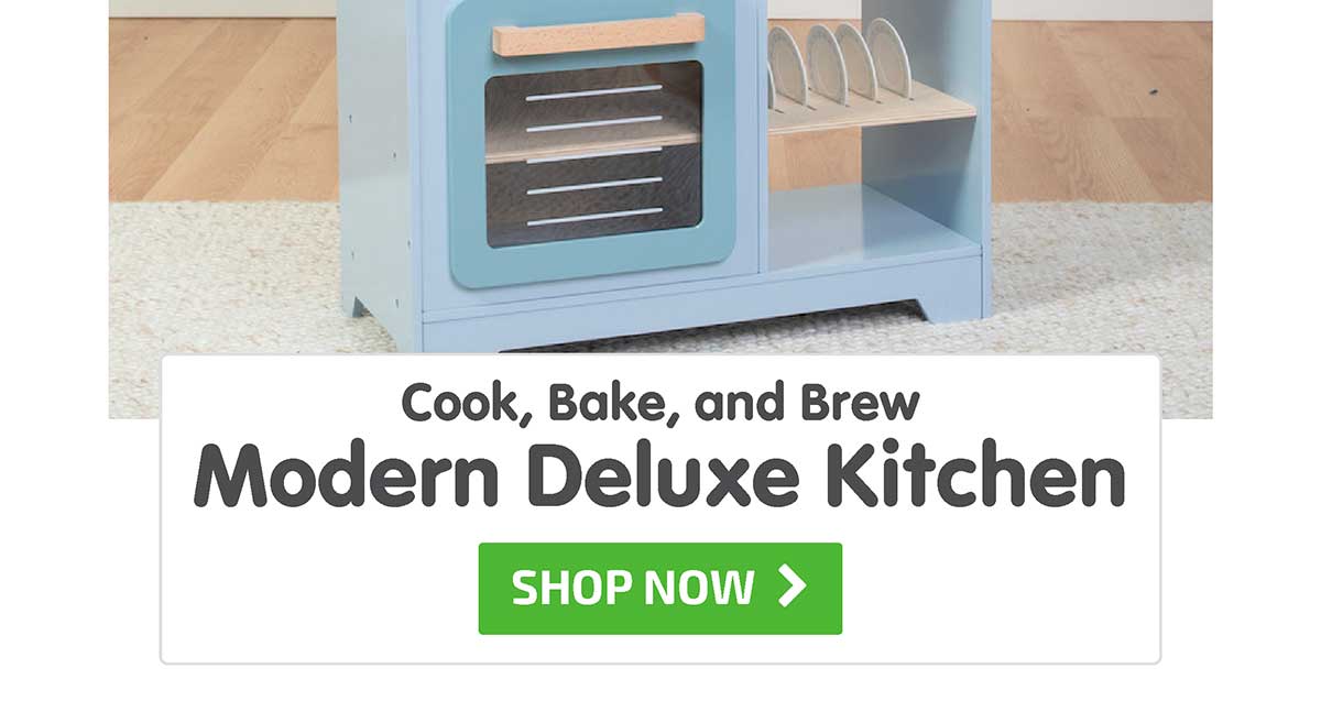 Cook, Bake, and Brew Modern Deluxe Kitchen - Shop Now