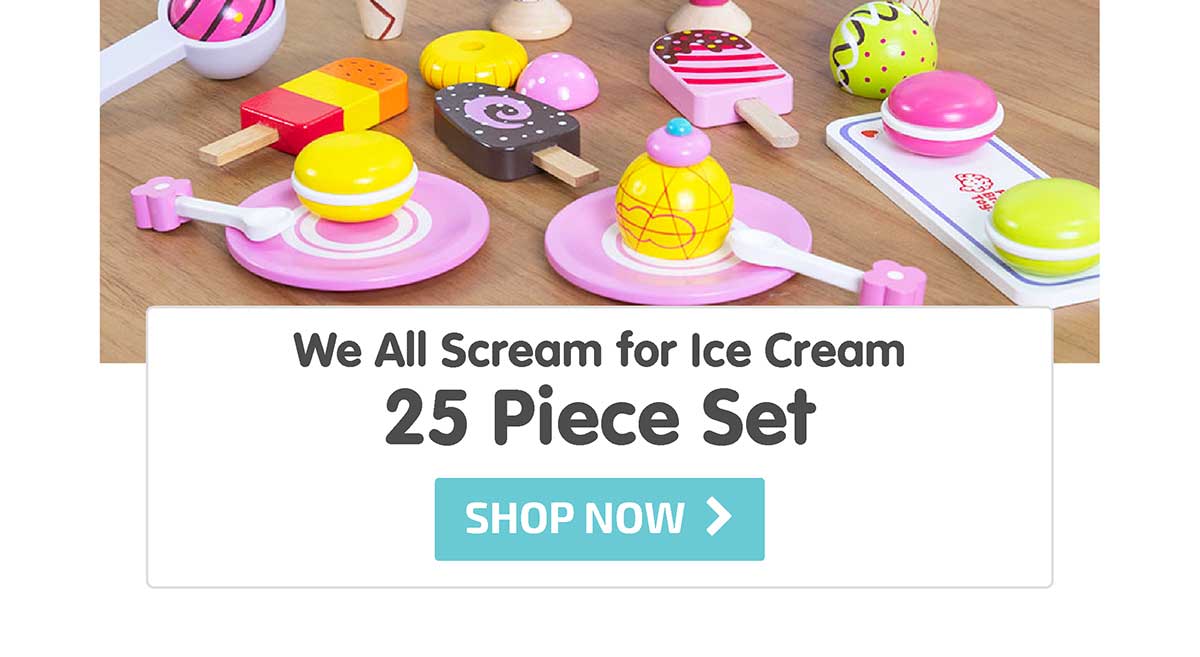 We All Scream for Ice Cream 25 Piece Set - Shop Now