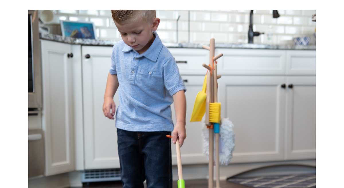 Sweep, Scrub, and Shine Cleaning Set