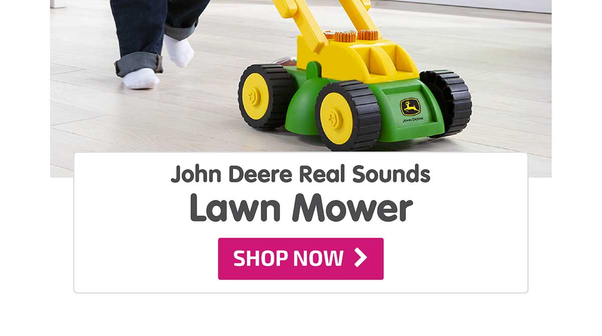  John Deere Real Sounds Lawn Mower SHOP NOW 