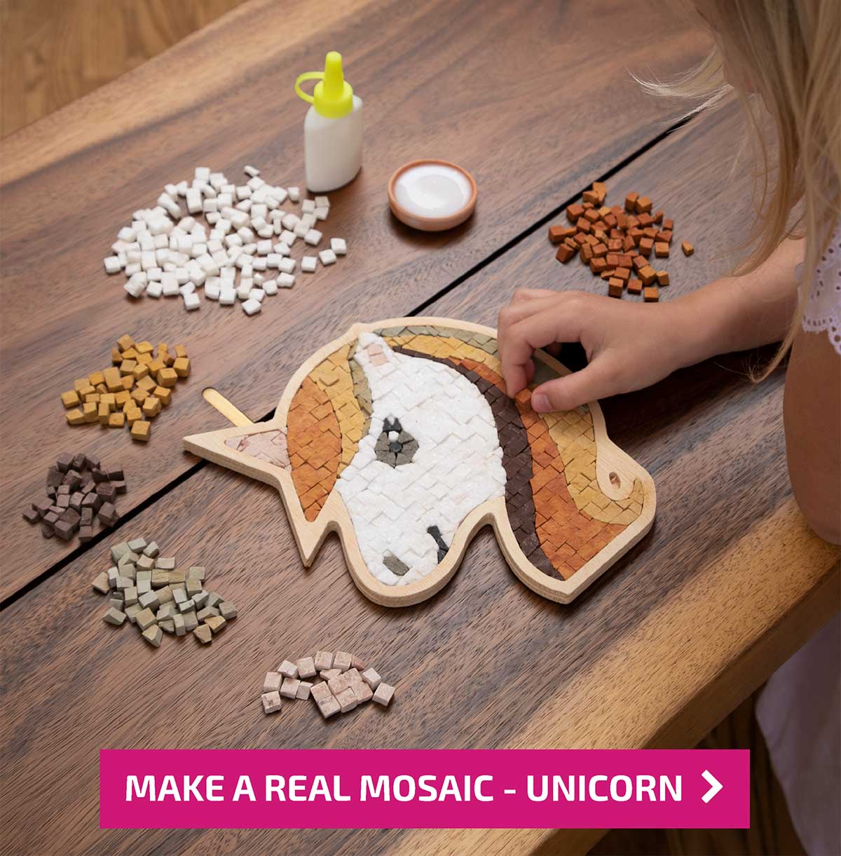 Make A Real Mosaic - Unicorn - Shop Now