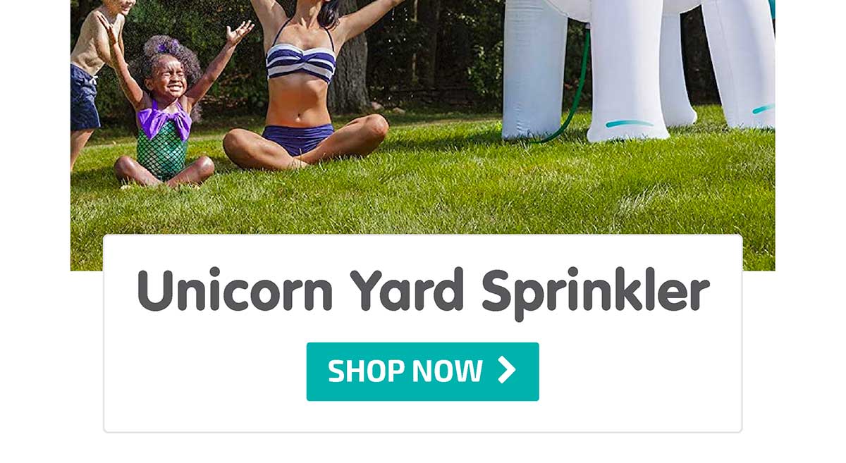 Unicorn Yard Sprinkler - Shop Now