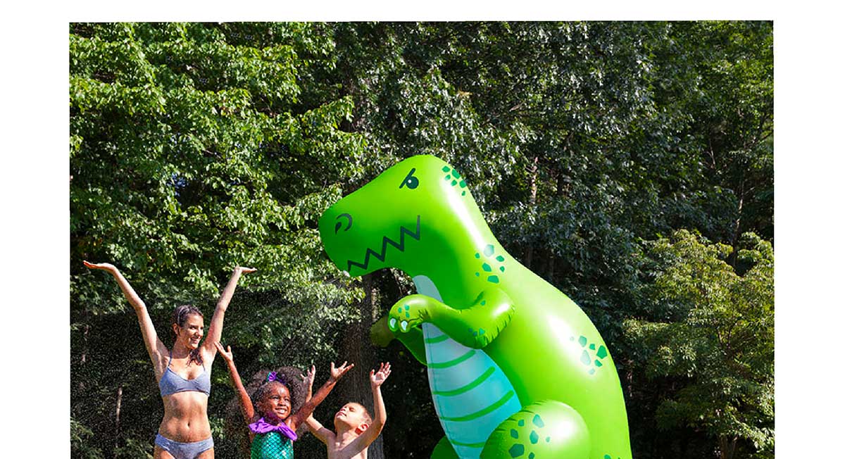 Giant Dinosaur Yard Sprinkler