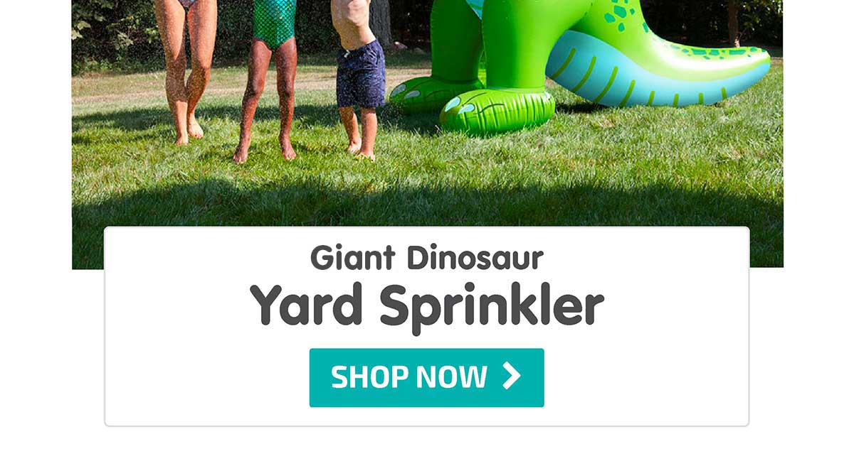 Giant Dinosaur Yard Sprinkler - Shop Now