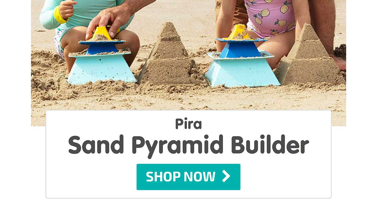 Piza: Sand Pyramid Builder: Blue + Blue + Yellow - Shop Now