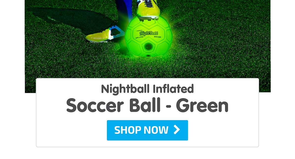 Nightfall Inflated Soccer Ball - Green - Shop Now