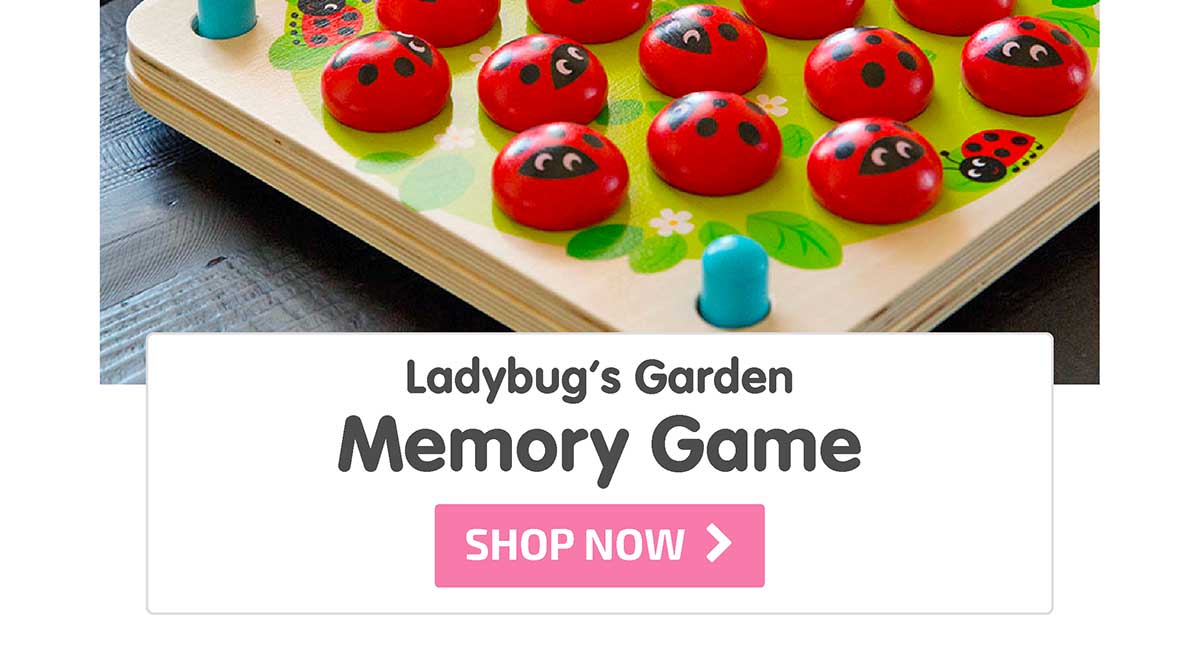 Ladybug's Garden Memory Game - Shop Now