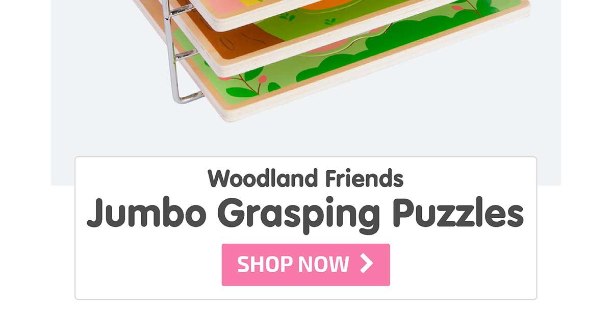 Woodland Friends Jumbo Grasping Puzzles Set of 4 - Shop Now