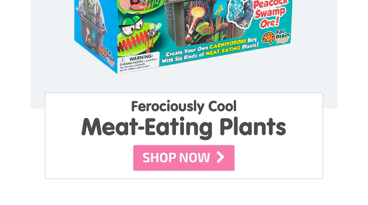 Ferociously Cool Meat-Eating Plants - Shop Now