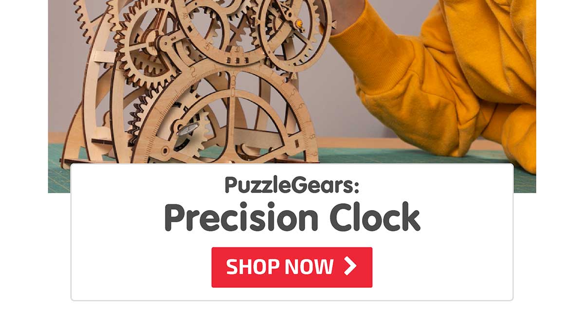 PuzzleGears: Precision Clock - Shop Now