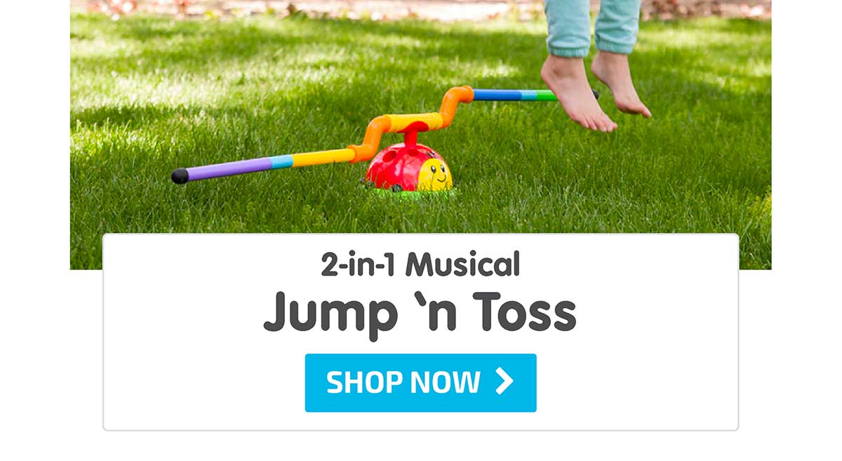 2-in-1 Musical Jump 'n Toss - Shop Now