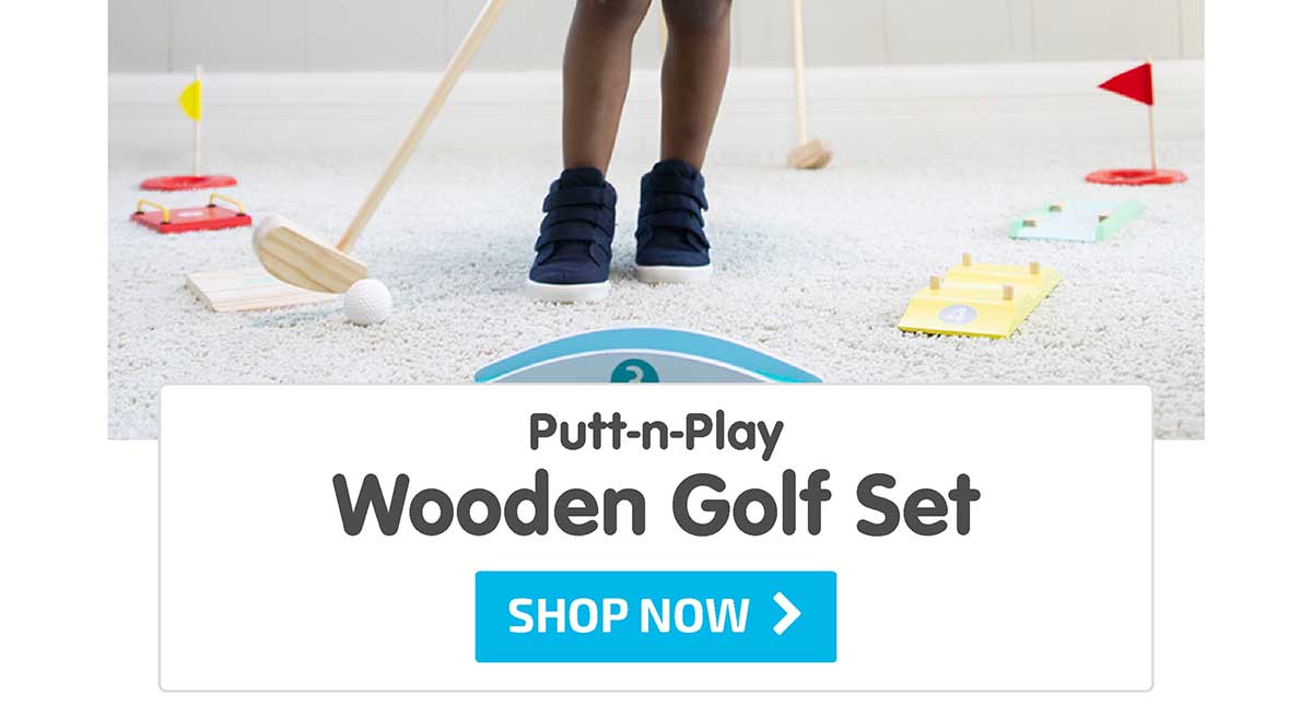 Putt-n-Play Wooden Golf Set - Shop Now