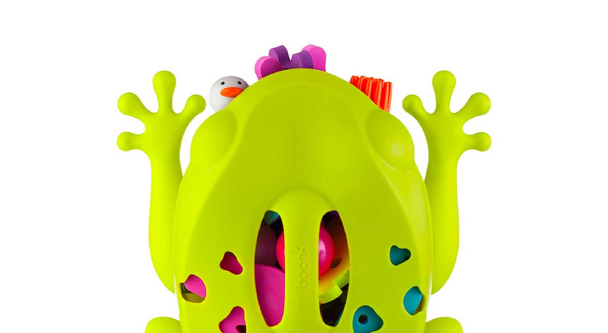 Boon Frog Pod Bath Toy Scoop - Green