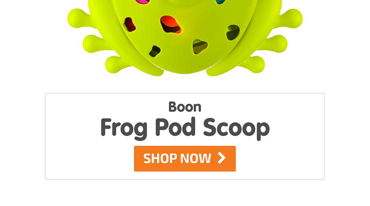 Boon Frog Pod Bath Toy Scoop - Green - Shop Now