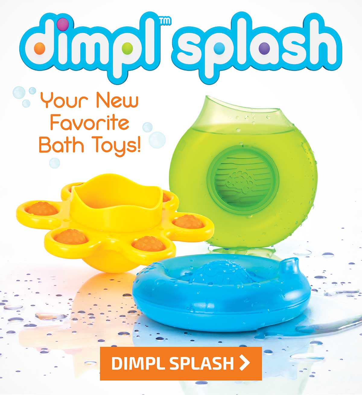 dimpl Splash! - Your New Favorite Bath Toys! -Shop Now