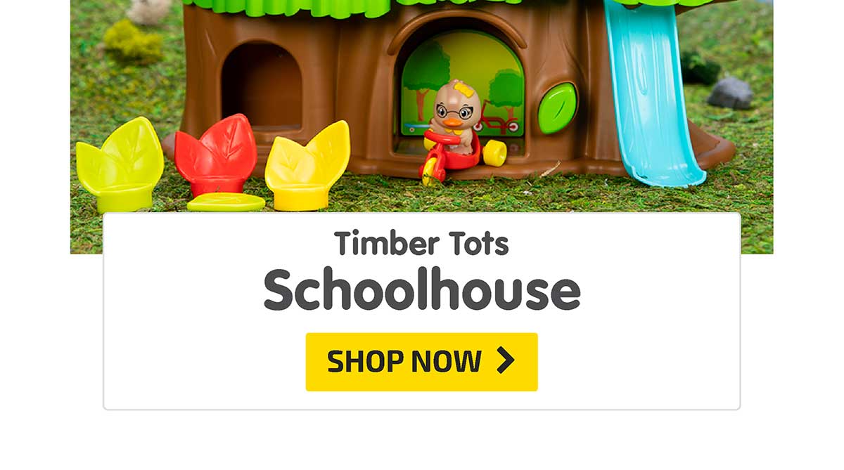 Timber Tots Schoolhouse - Shop Now