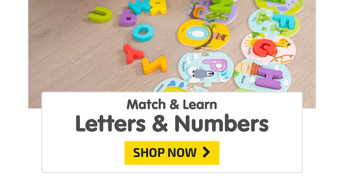 Match & Learn Letters & Numbers - Shop Now