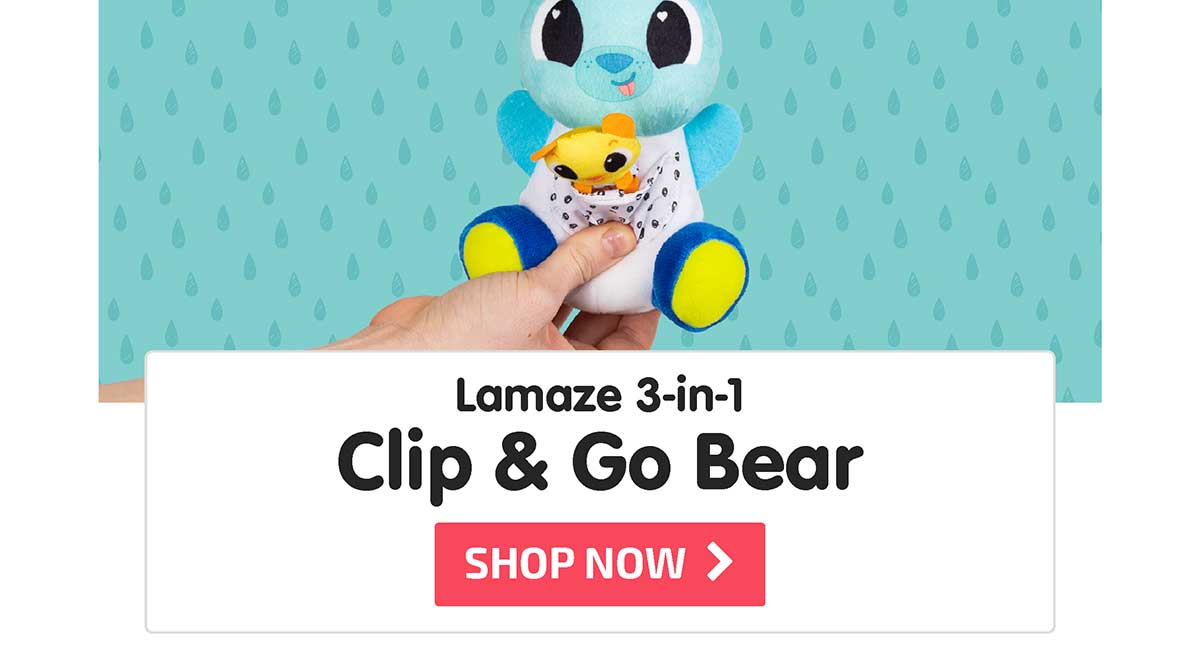 Lamaze 3-in-1 Clip & Go Bear - Shop Now